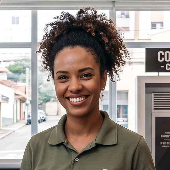 Mariana Costa, profissional de Alvorada Gráfica Rápida